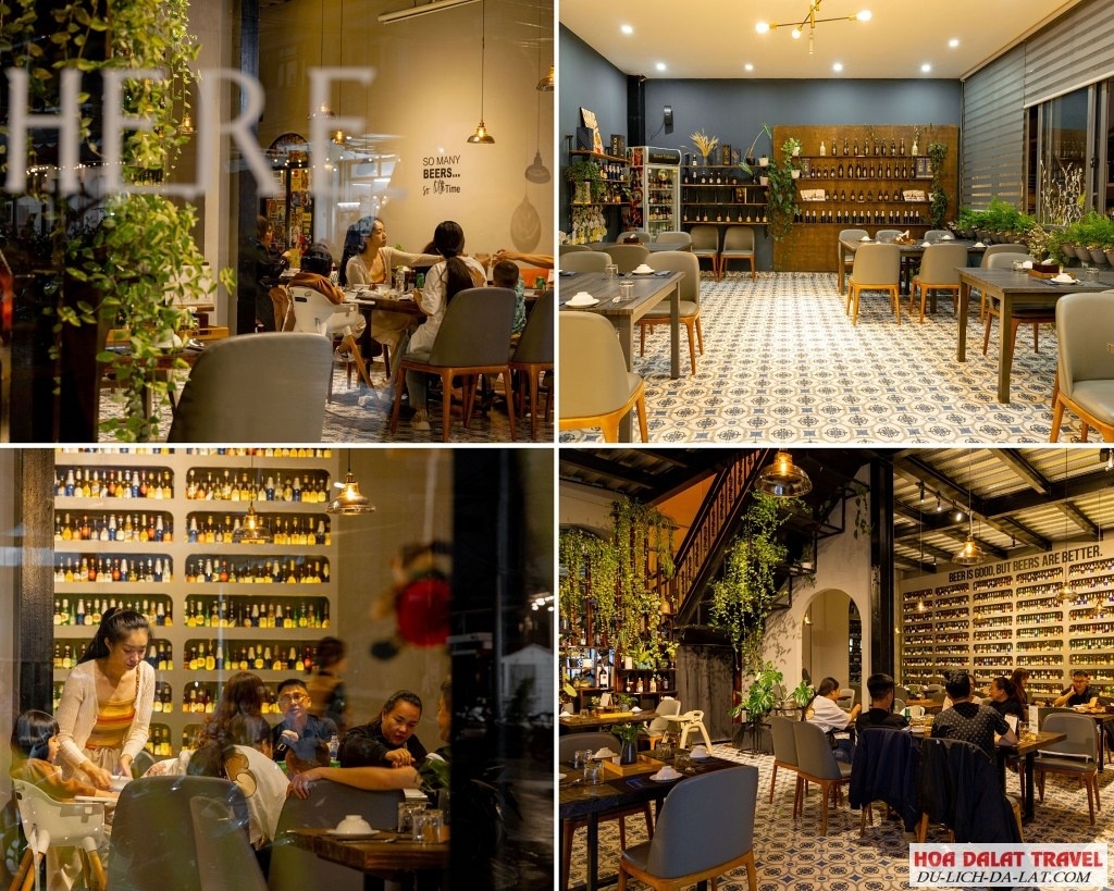 Không gian Beer Saloon Đà Lạt