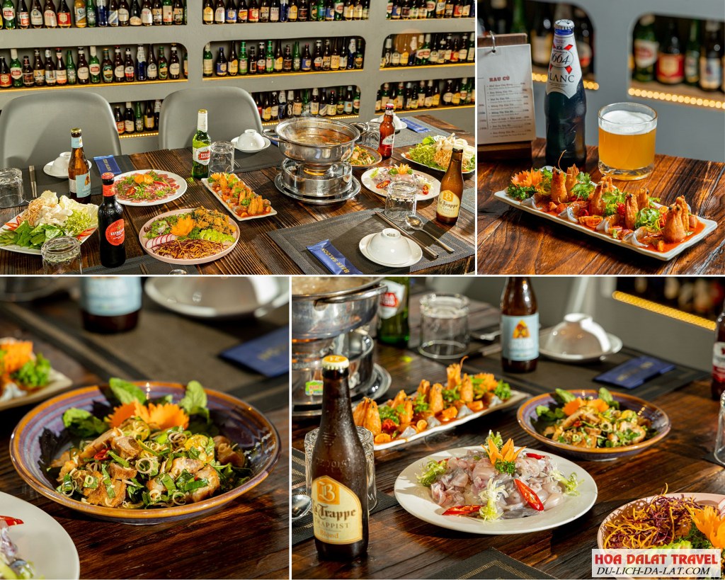 Menu đa dạng, ngon và cực phù hợp khi dùng với bia