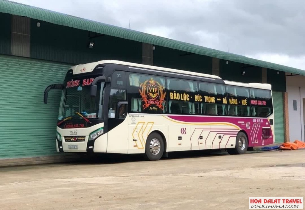 Nhà xe Hùng Ban - Quảng Ngãi đi Đà Lạt