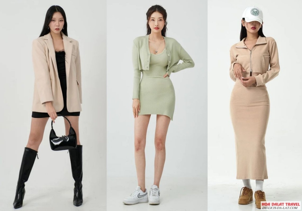 Áo Blazer và váy ôm body