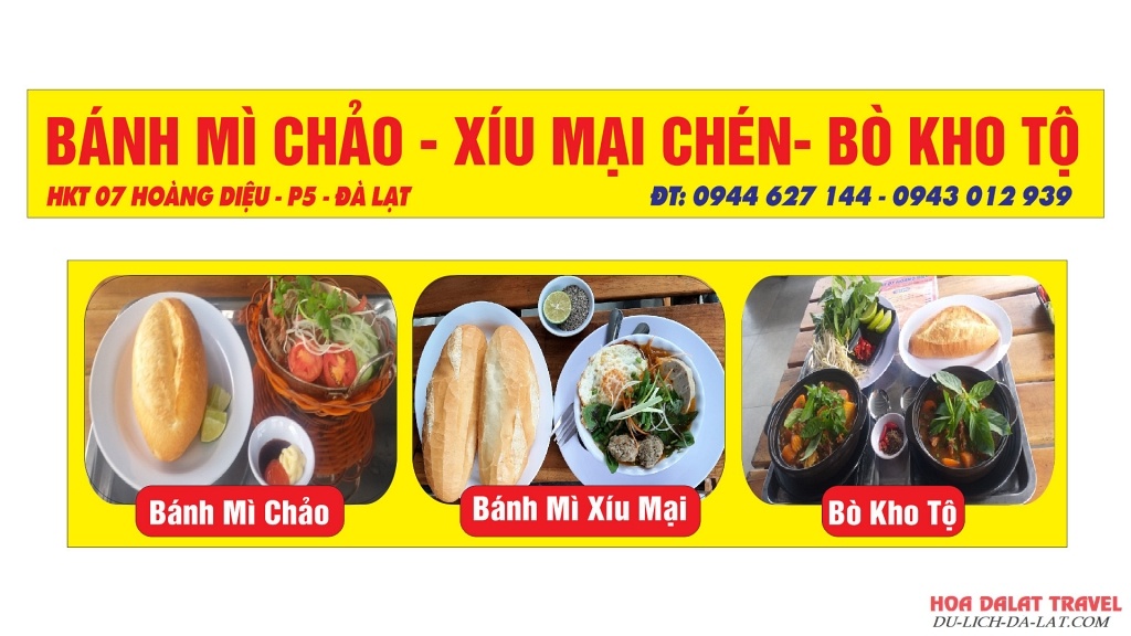 Bánh Mì Chảo - Xíu Mại Chén - Bò Kho Tộ