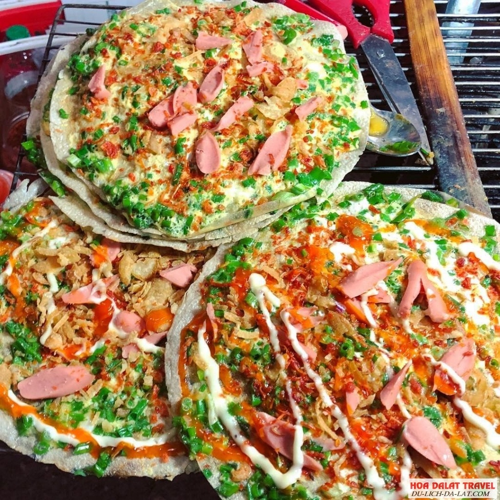 Bánh tráng nướng Đà Lạt ngon