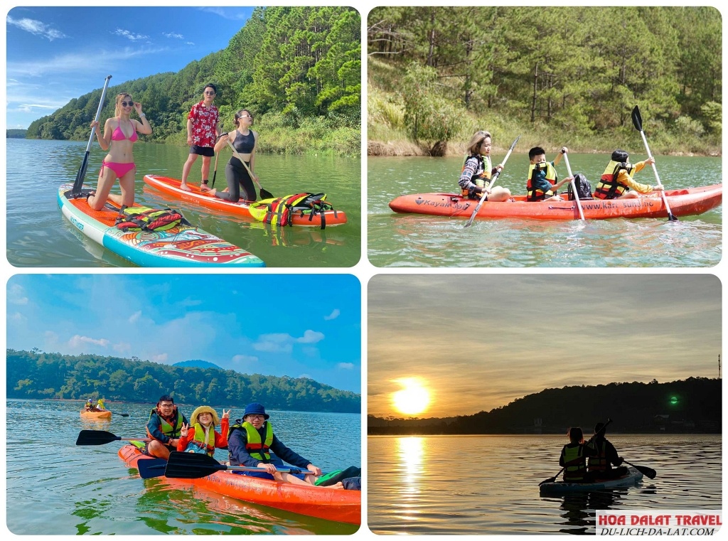 Chèo thuyền kayak Đà Lạt và những điều bạn cần biết