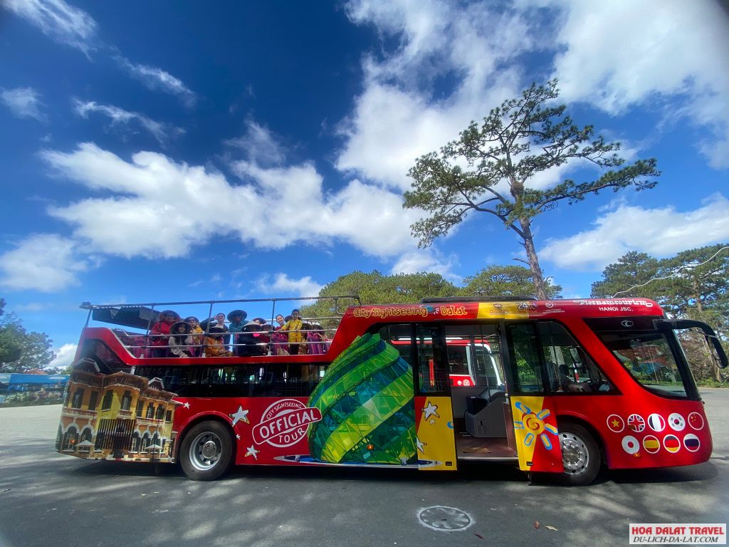 Di chuyển tại Đà Lạt bằng xe bus