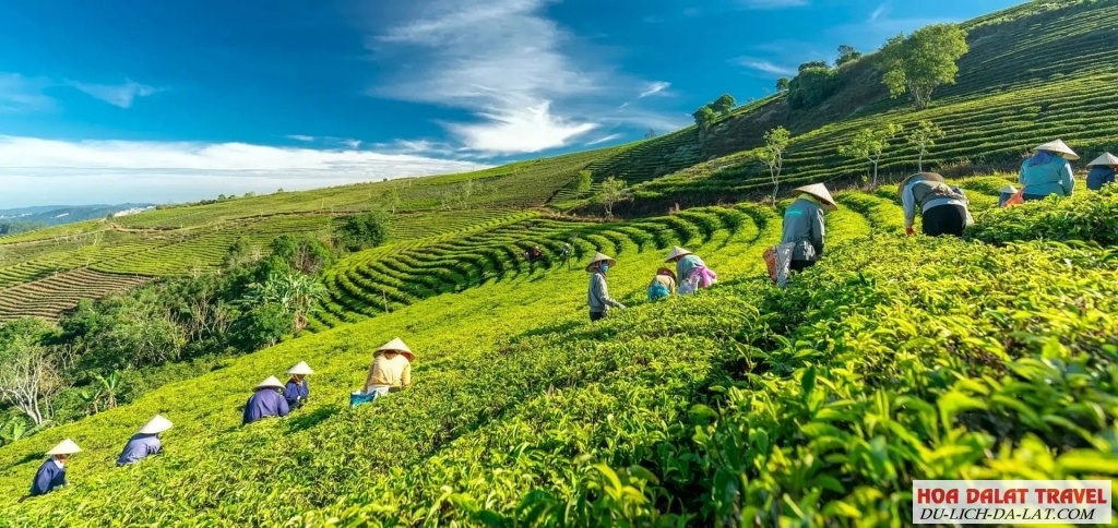 Đồi chè Cầu Đất Đà Lạt
