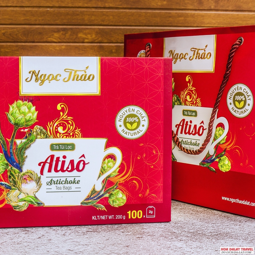 Hộp Trà Atiso Túi Lọc Ngọc Thảo