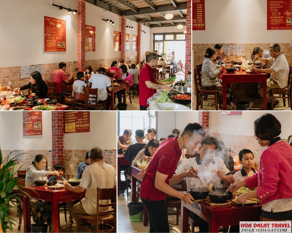 Không gian Phở thố đá Chu Gia