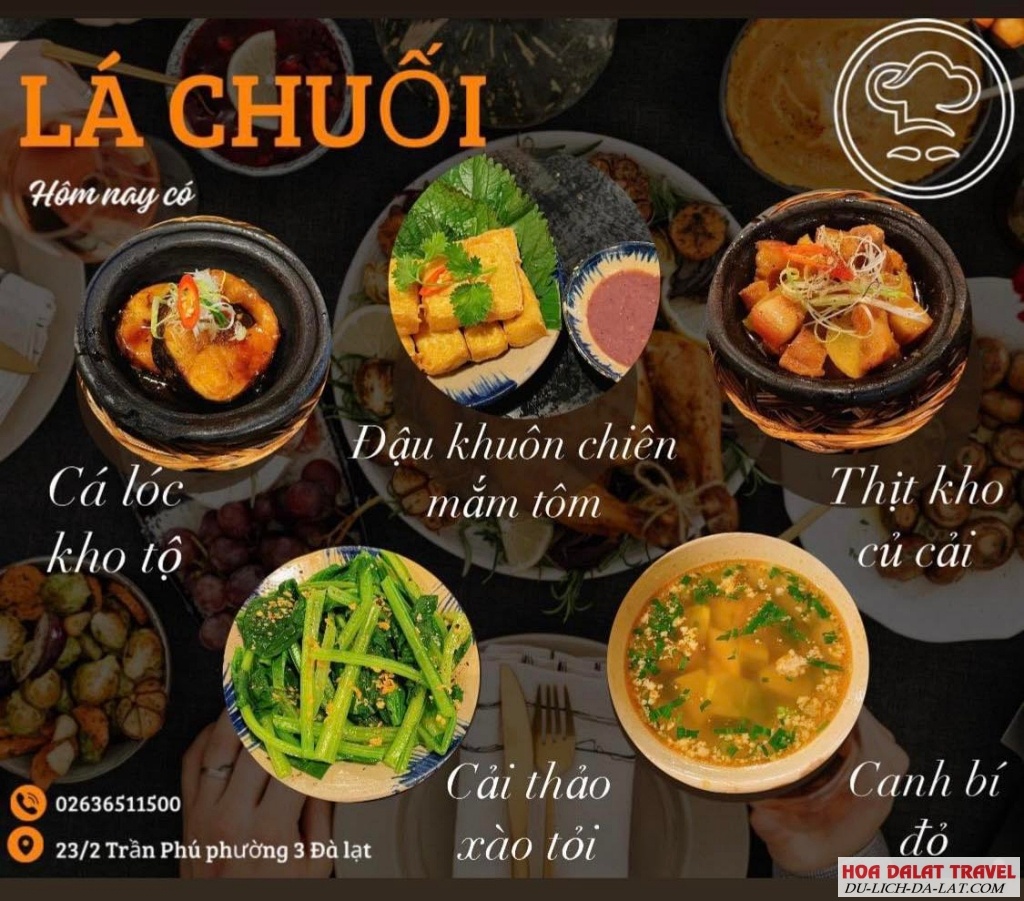 Menu Lá Chuối