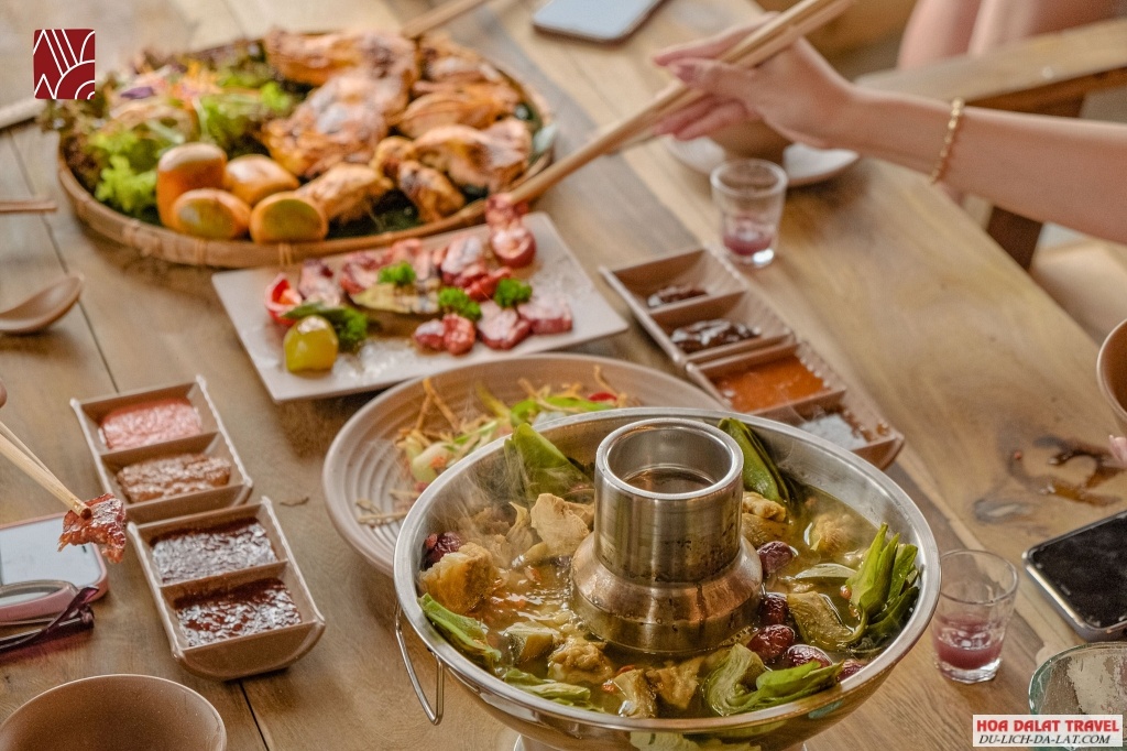 Menu đa dạng Quán ăn Chiêng