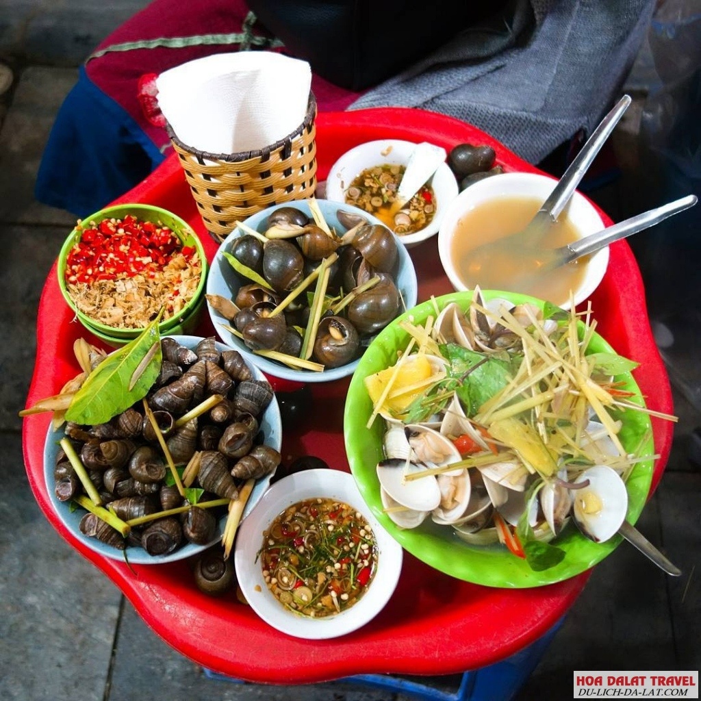 Ốc chợ đêm Đà Lạt