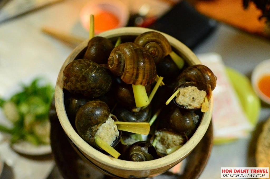 Ốc nhồi ngon ở Đà Lạt