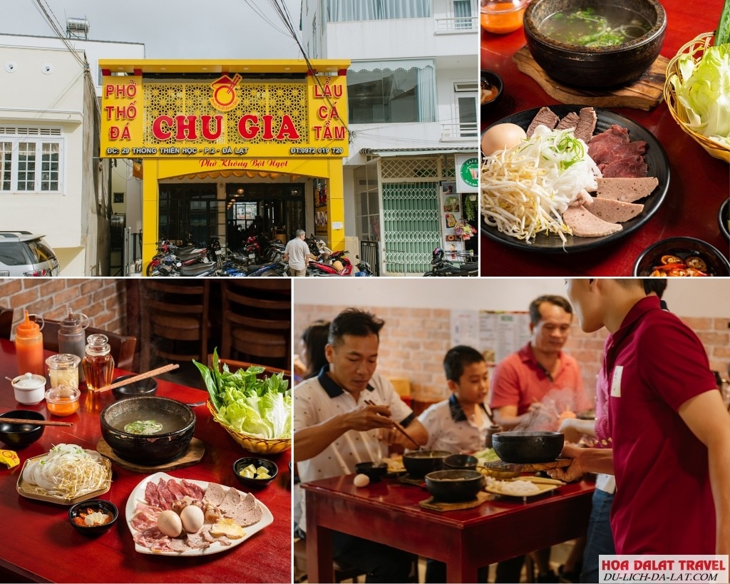 Phở thố đá Chu Gia Đà Lạt