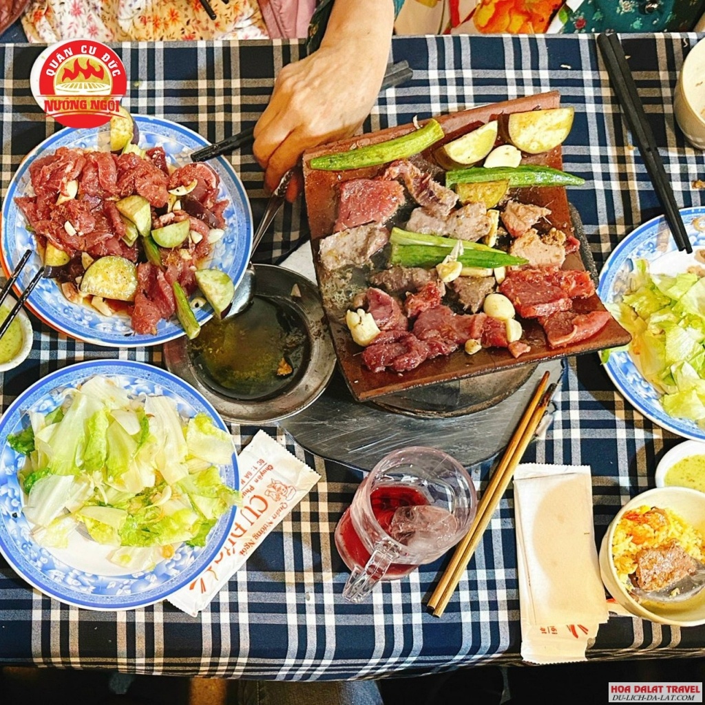 Quán nướng ngói Cu Đức Đà Lạt