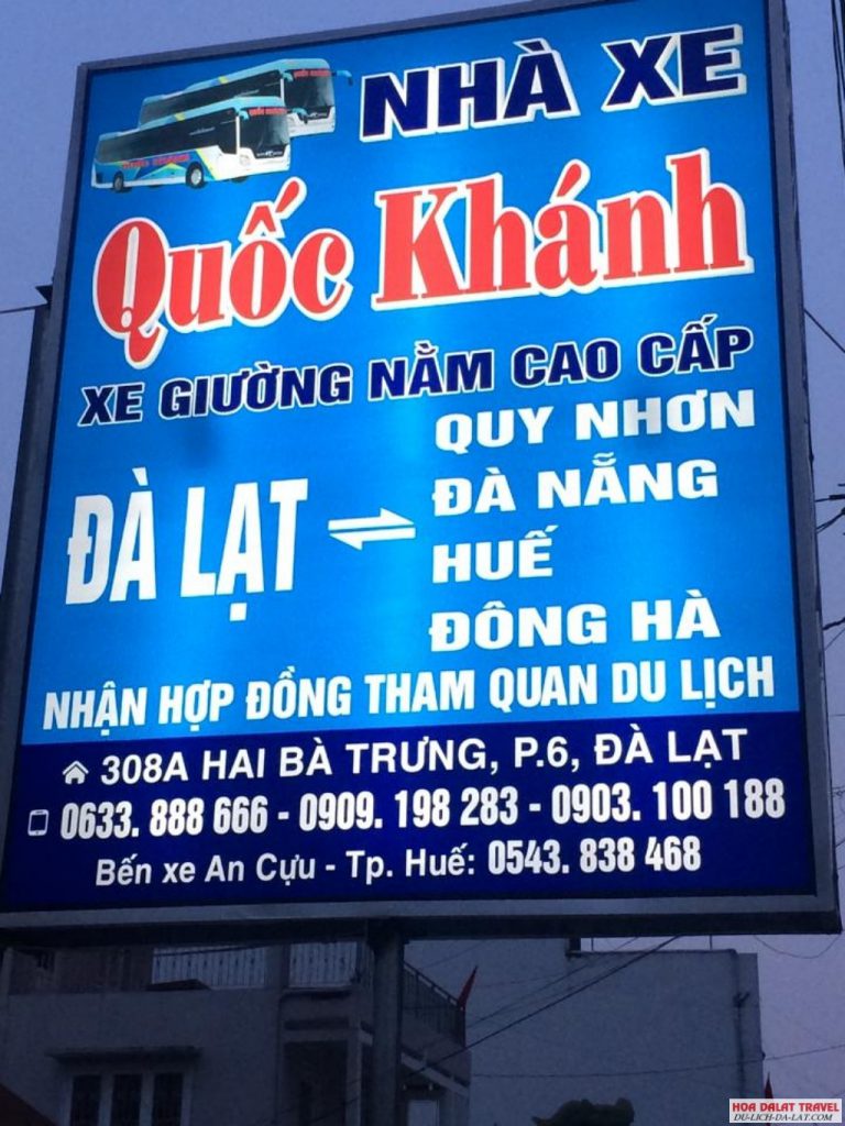 Thông tin Nhà xe Quốc Khánh