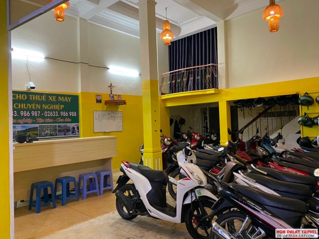 Thuê xe máy Mr.Din Đà Lạt