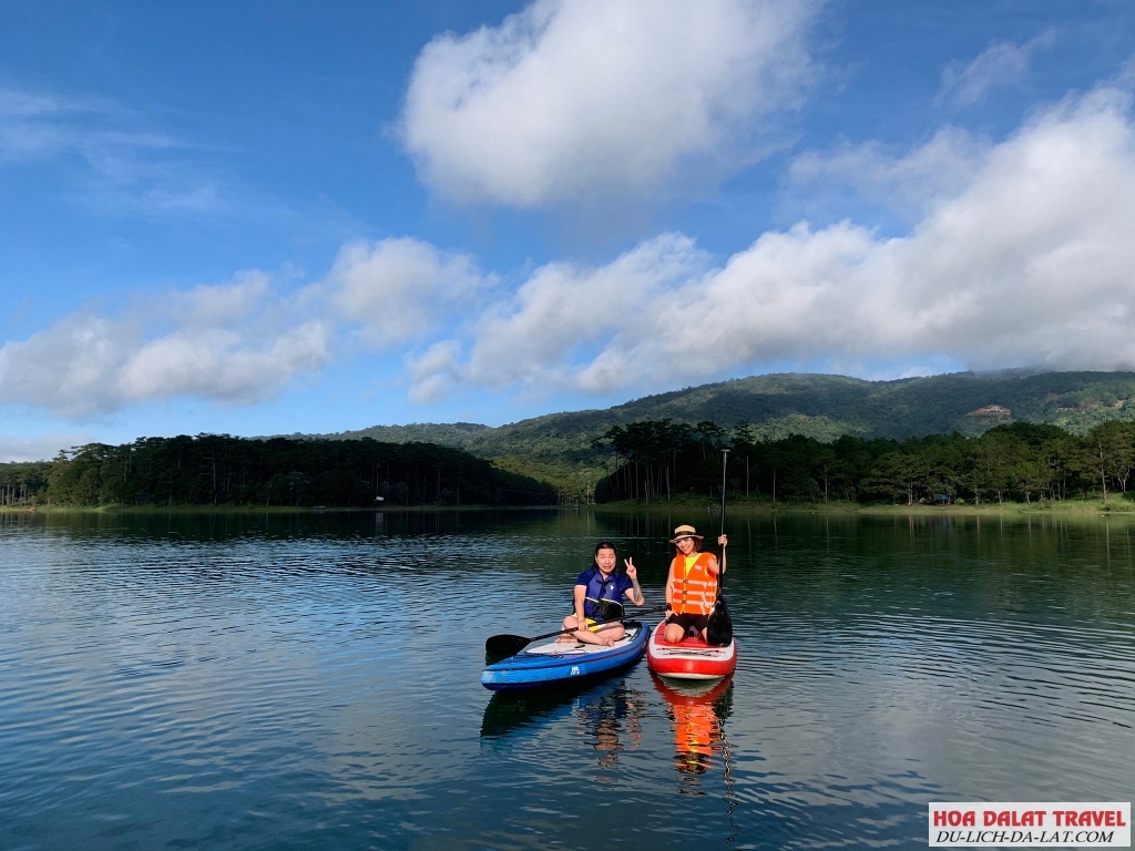 Tổng hợp các điểm chèo thuyền kayak Đà Lạt phổ biến