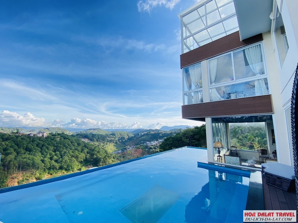 Villa có hồ bơi ở Đà Lạt với view tuyệt đẹp
