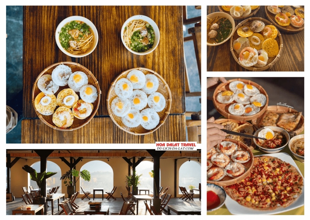 bánh căn ngon ở Tiệm ăn bếp Đà Lạt