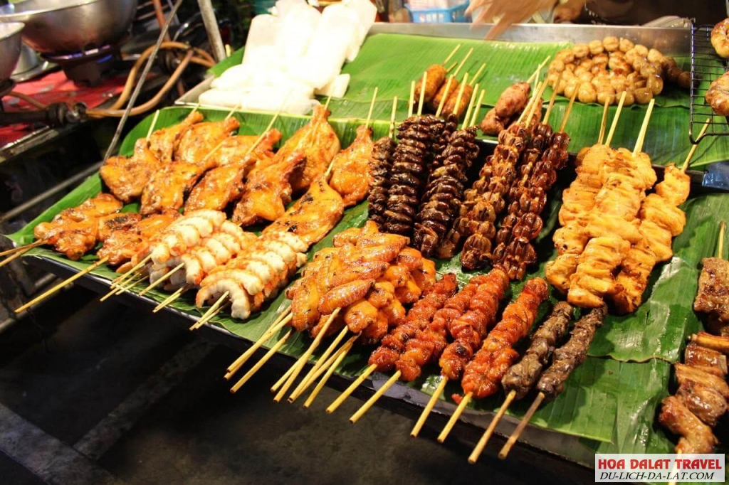 xiên que nướng Đà Lạt
