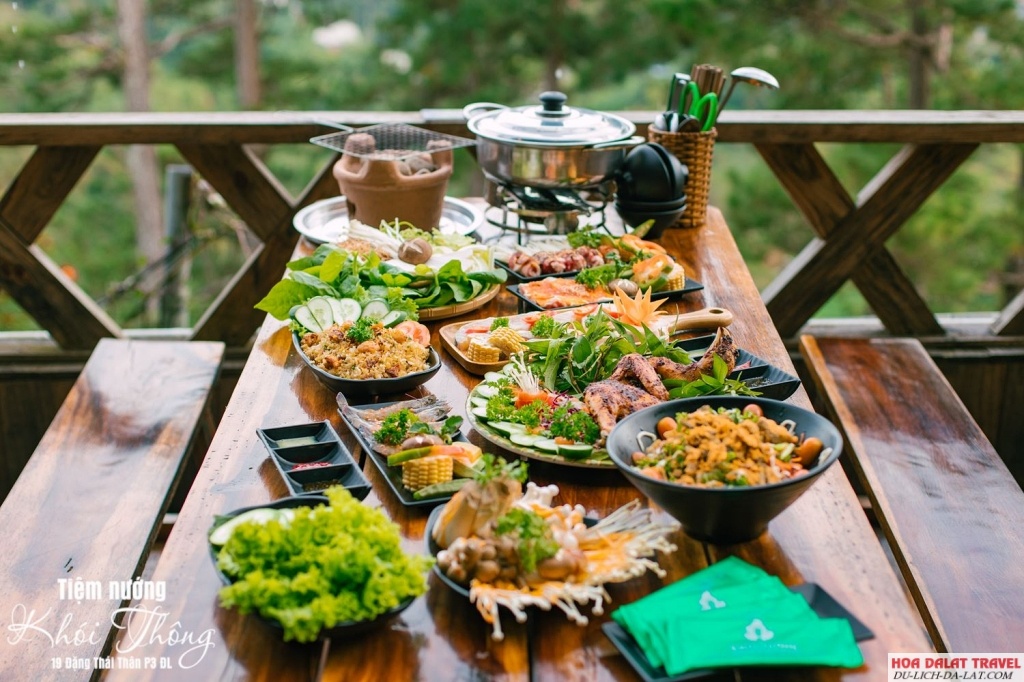 Menu Tiệm nướng Khói Thông