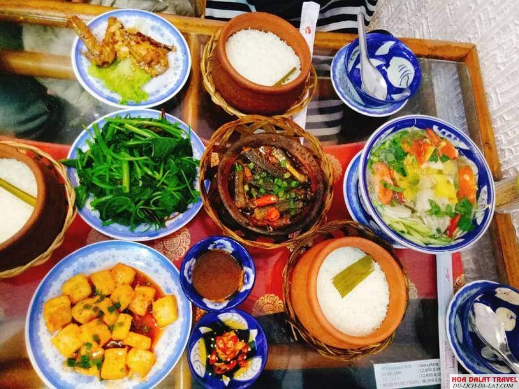 Nhà hàng Nhà Tôi Đà Lạt - món ăn