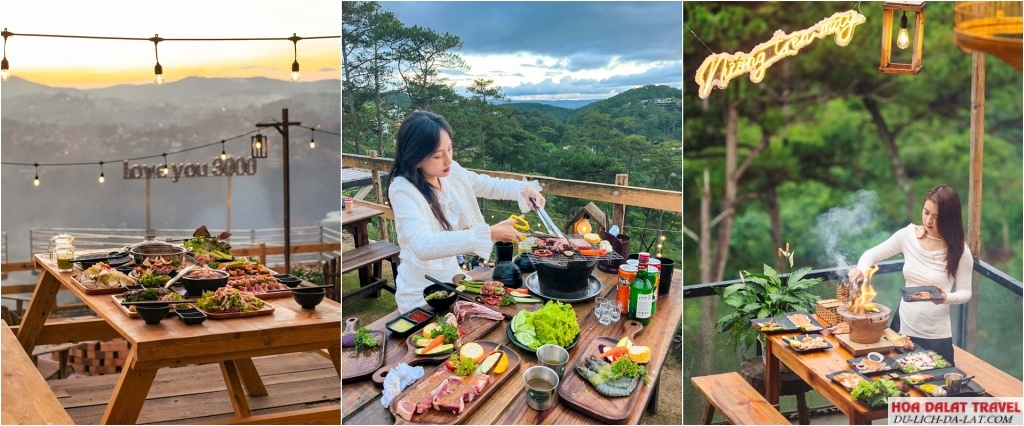 Những quán nướng chill Đà Lạt đồ ăn ngon, view cực xịn