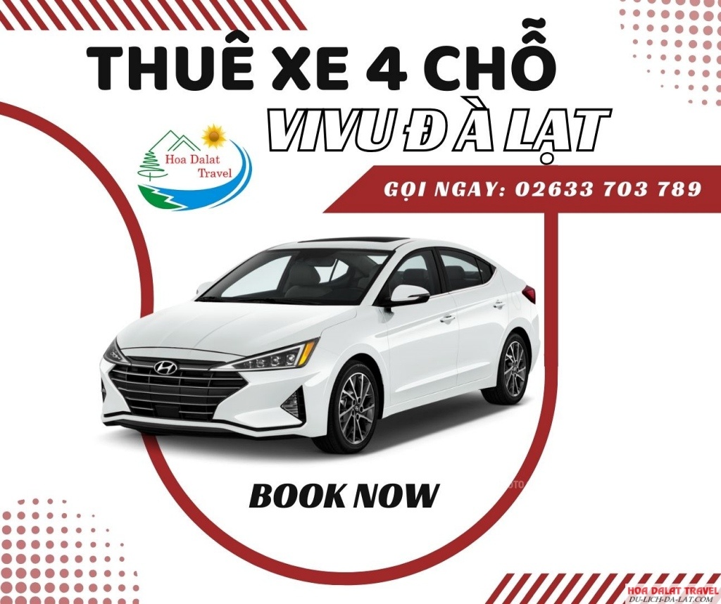 Thông tin liên hệ thuê xe 4 chỗ Đà Lạt
