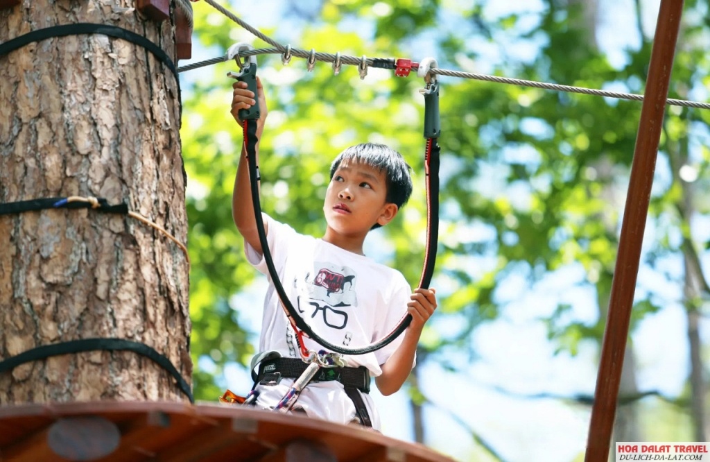 Đu Dây High Rope ở Datanla