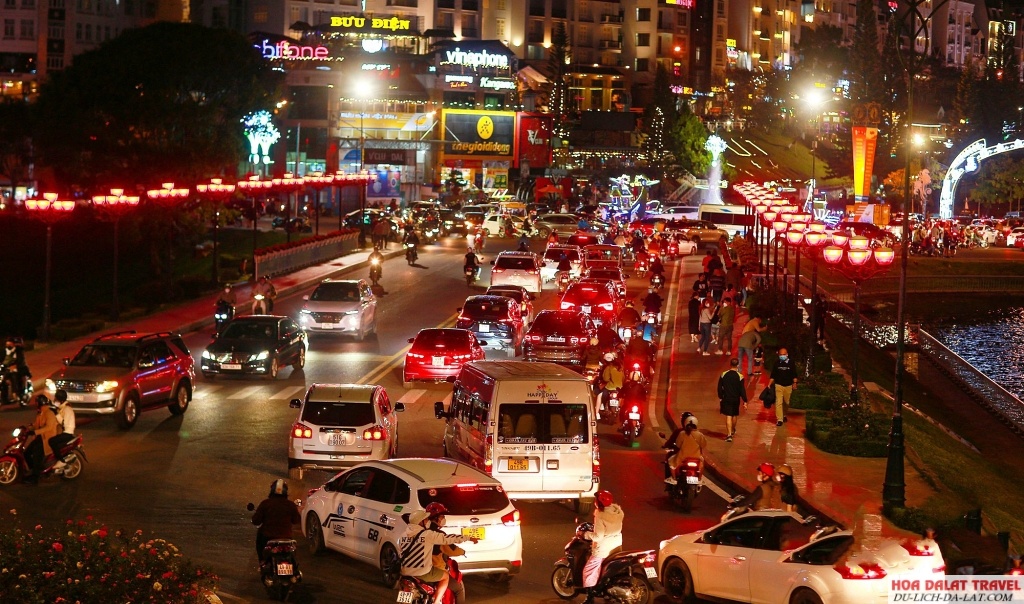 giao thông Đà Lạt vào dịp Tết