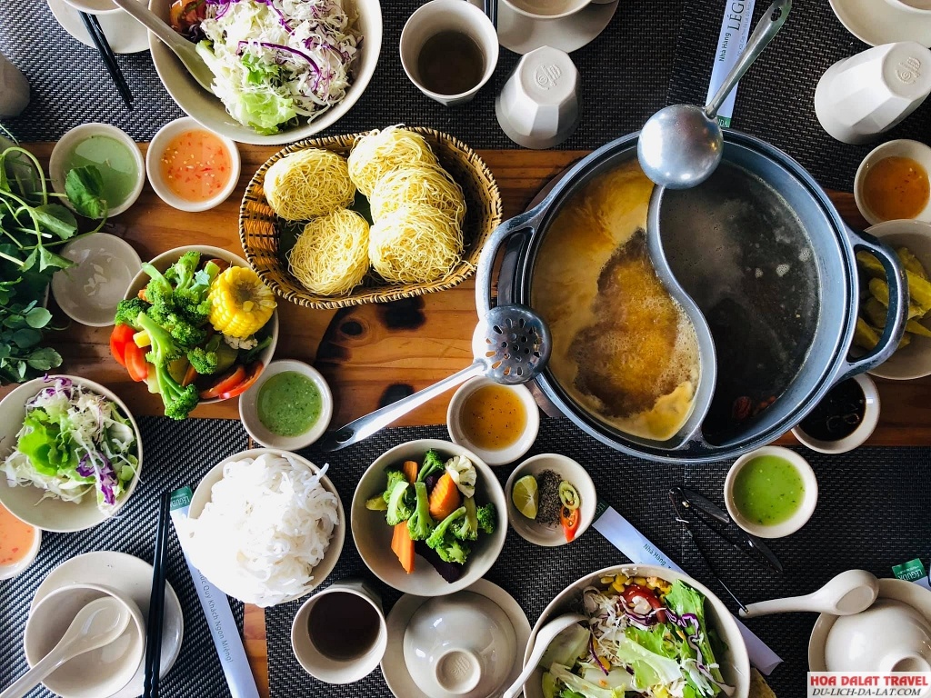 lẩu rau Đà Lạt