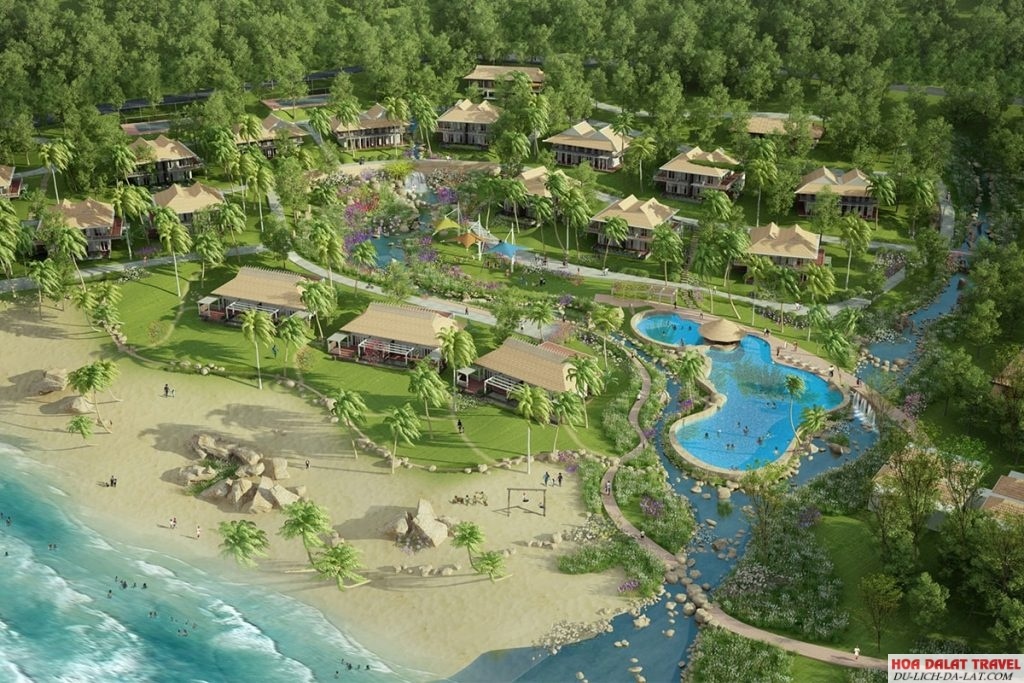 resort thường có diện tích khu đất rộng