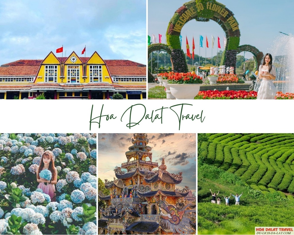 Các điểm tham quan chính trong tour 3N2Đ đi Đà Lạt
