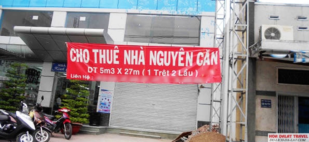 Cho thuê nhà nguyên căn tại Đà Lạt