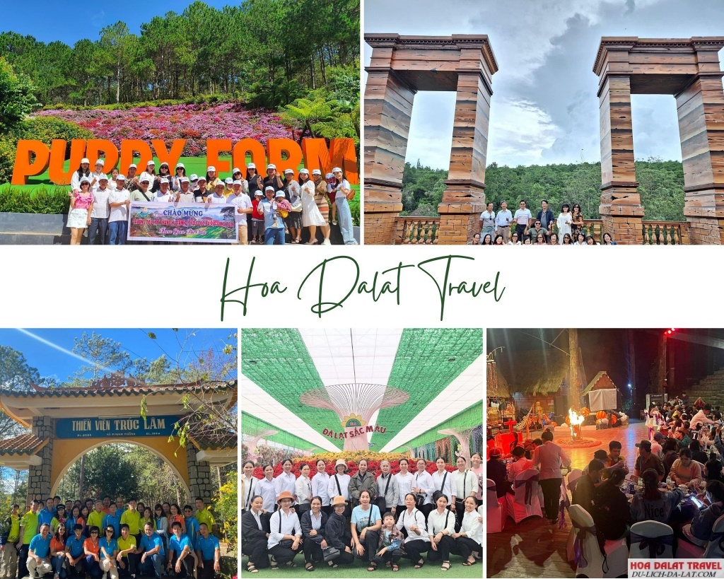 Lịch trình tham quan ngày thứ 3 tour Đà Lạt 3n2đ