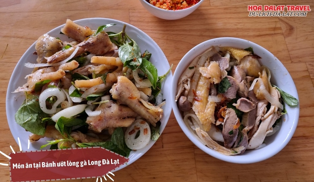 bánh căn bánh ướt lòng gà đà lạt