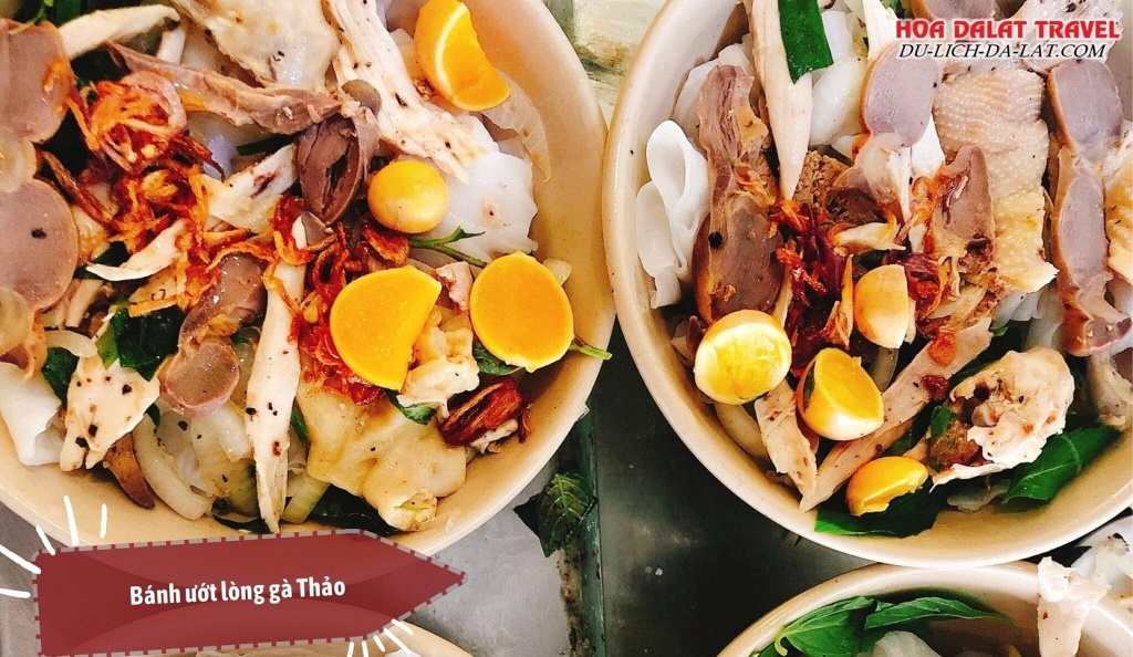 Bánh ướt lòng gà Thảo
