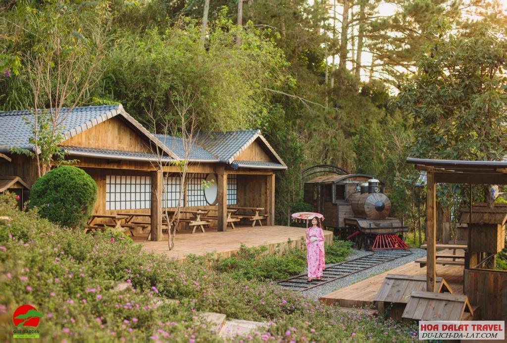 Check in lung linh tại Quê Garden Vạn Thành