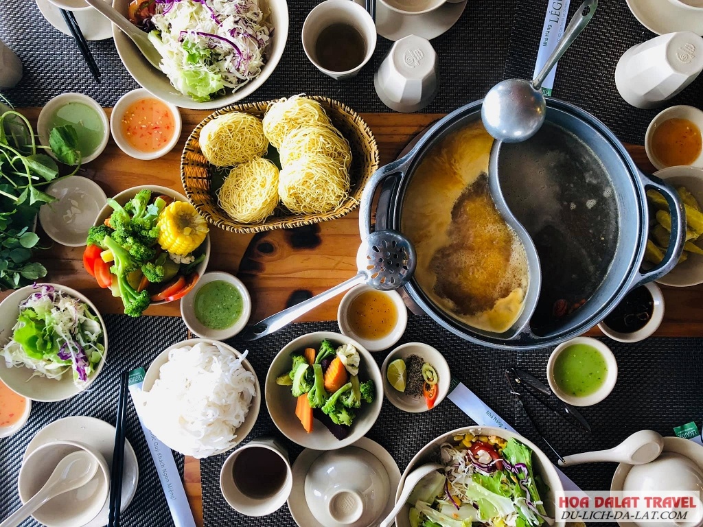 Địa chỉ các quán buffet lẩu rau Đà Lạt ngon rẻ nhất