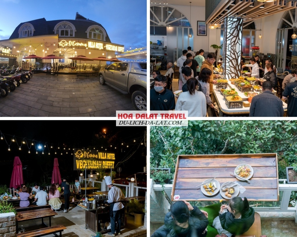 Nhà hàng Buffet chay D’Gemma Đà Lạt