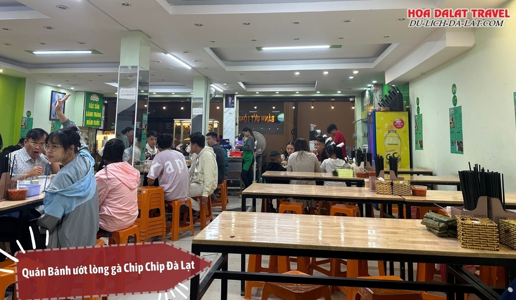 quán bánh ướt lòng gà chip chip đà lạt