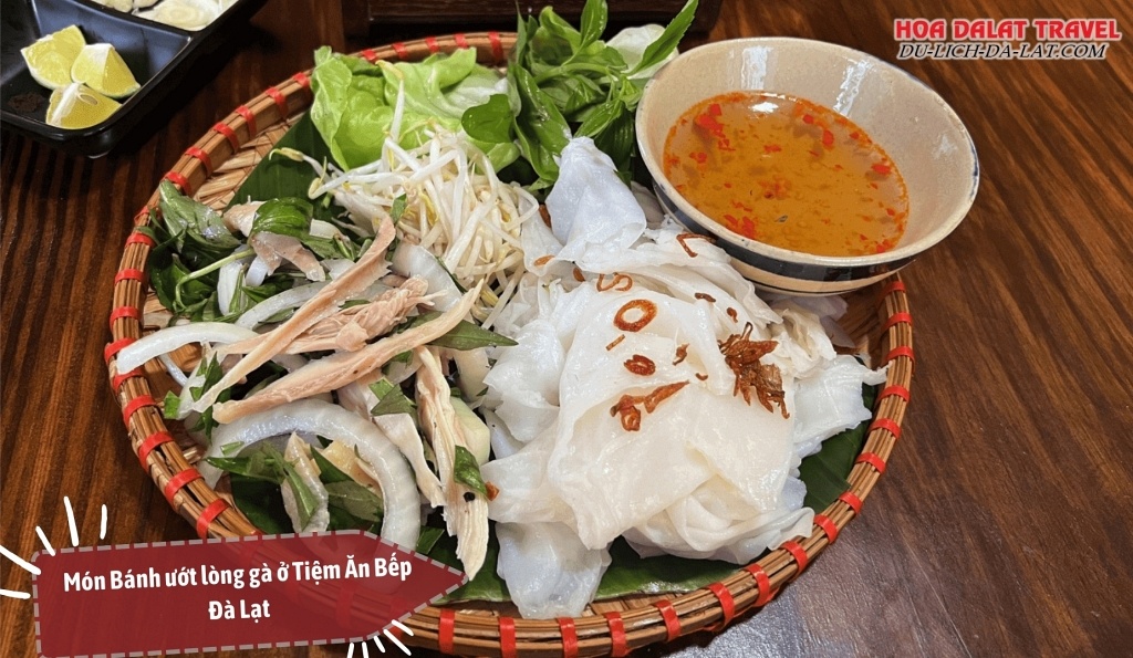 quán bánh ướt lòng gà đà lạt