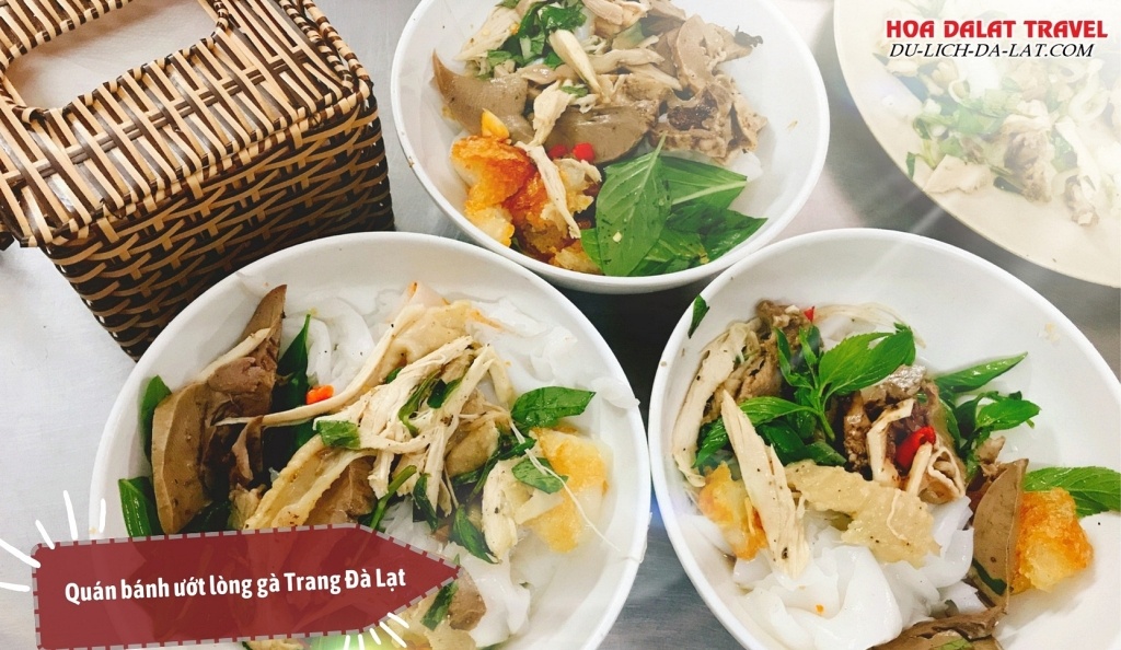 Quán bánh ướt lòng gà Trang Đà Lạt