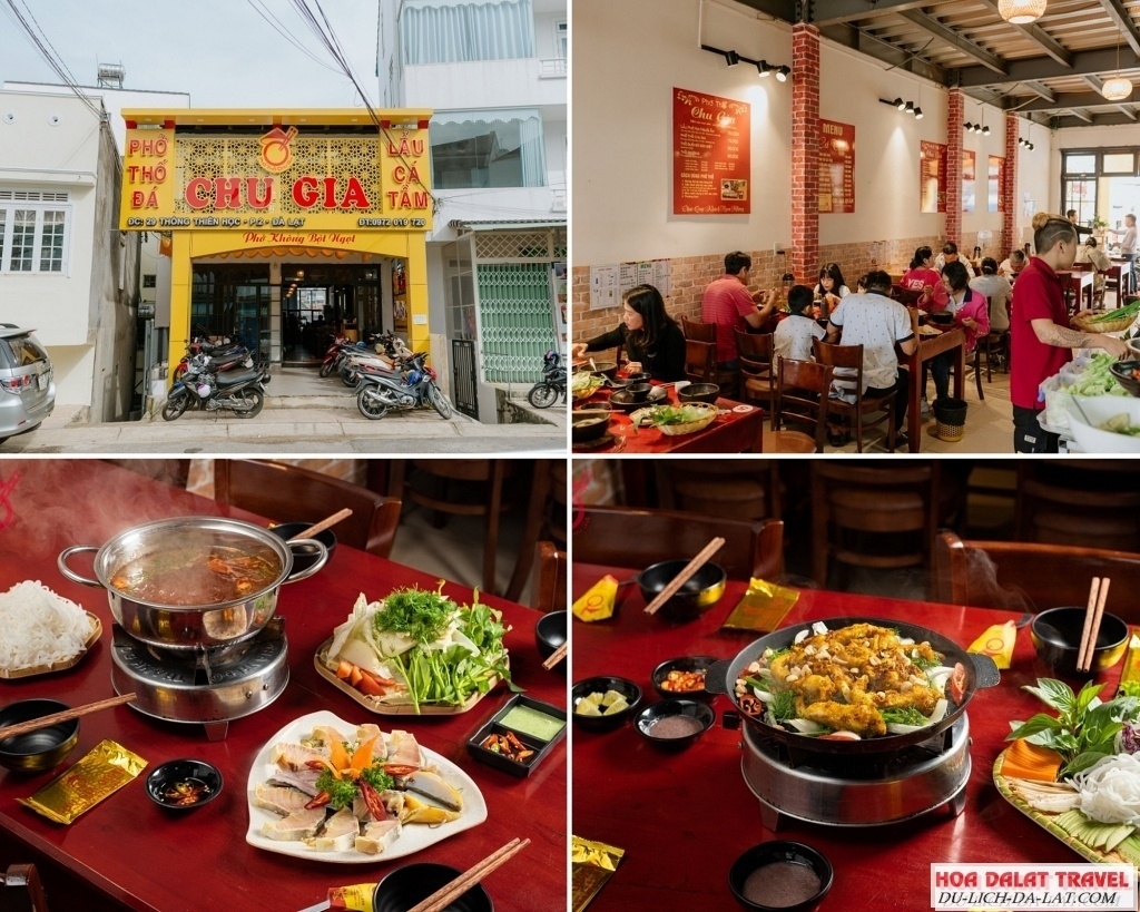 Quán Lẩu cá tầm Chu Gia Đà Lạt
