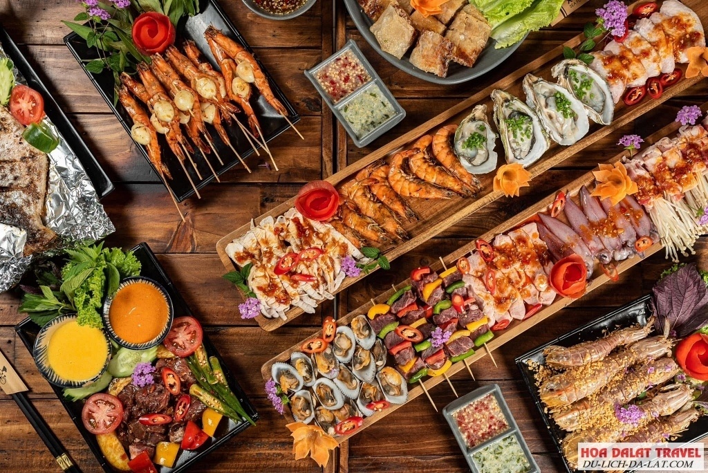 Các món ăn được chế biến theo phong cách riêng của Xích Lô Quán