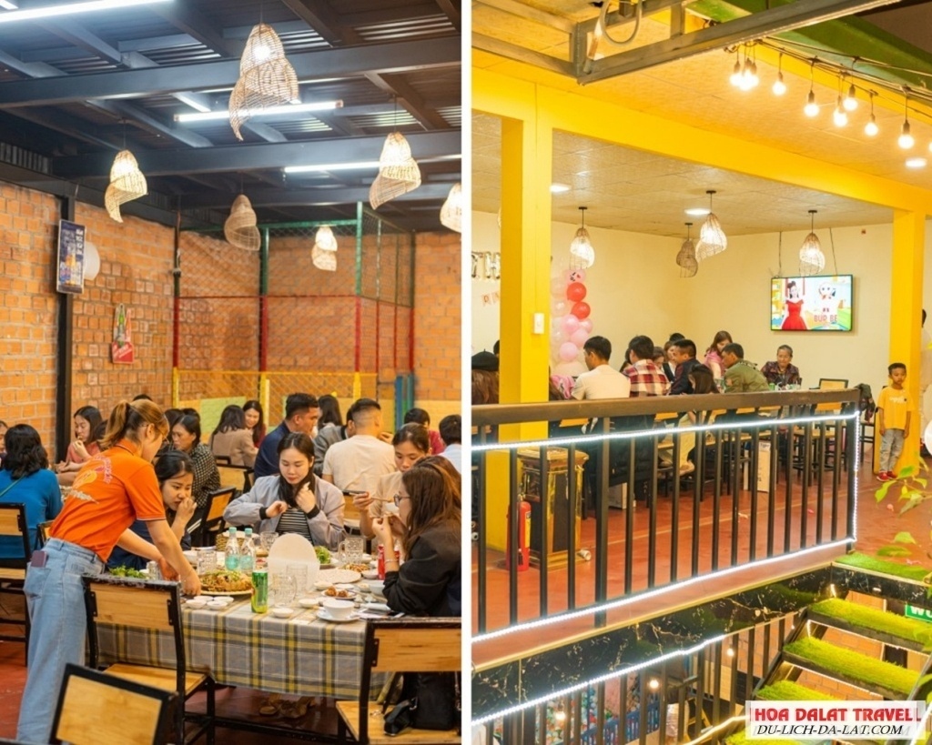 Nhà hàng Nam Anh Phát với không gian rộng rãi, phục vụ chuyên nghiệp