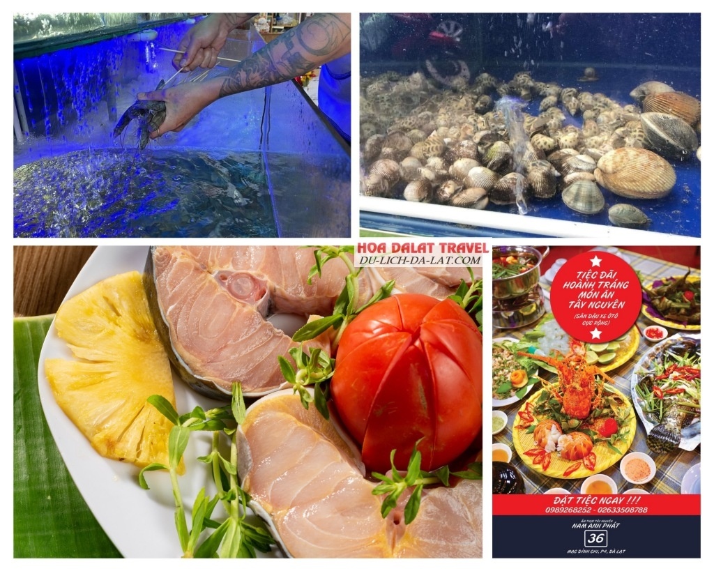Hải sản tươi sống, đảm bảo chất lượng tại Nam Anh Phát