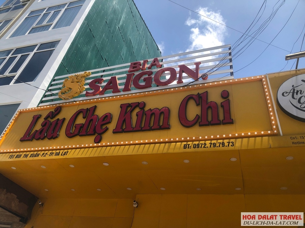Quán lẩu ghẹ kim chi Đà Lạt