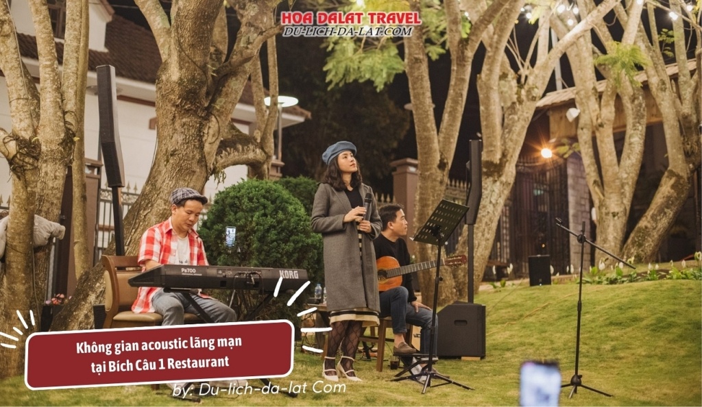 Không gian acoustic lãng mạn tại Bích Câu 1 Restaurant