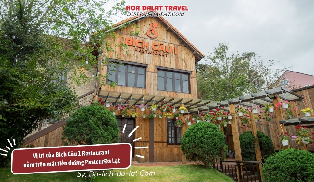 Vị trí của Bích Câu 1 Restaurant nằm trên đường Pasteur