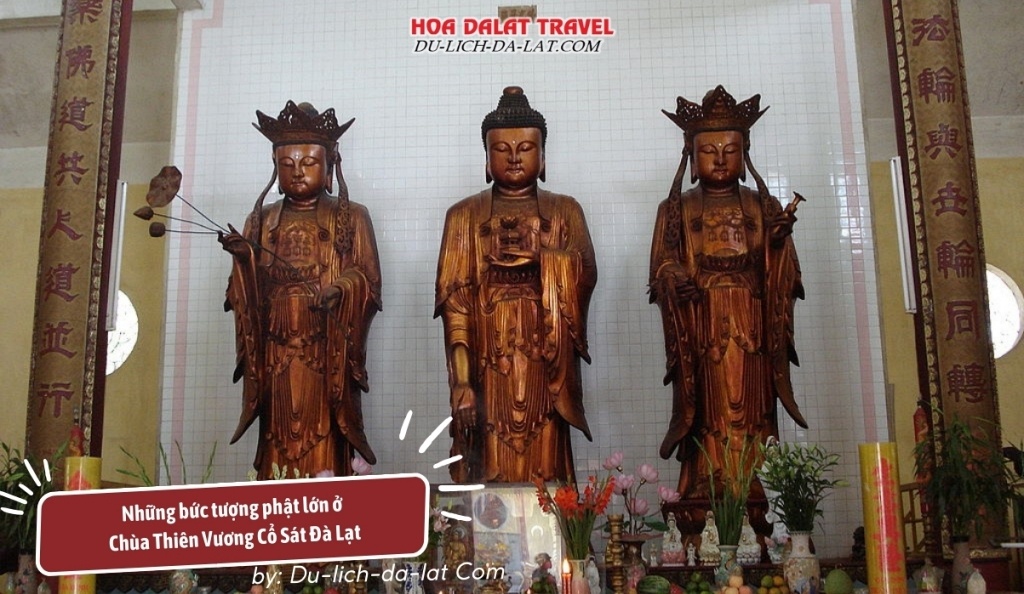 Những bức tượng Phật lớn ở Chùa Thiên Vương Cổ Sát